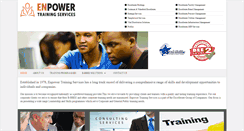 Desktop Screenshot of enpower.co.za